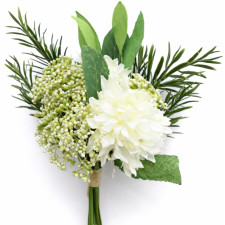 BOUQUET DE CHRYSANTHEMES ARTIFICIELS 27CM