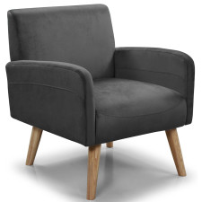 FAUTEUIL JAYA GRIS FONCE 1 PLACE