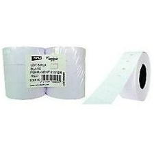 LOT DE 6 ROULEAUX APLI PAPER AGIPA 1000 ETIQUETTES BLANC RECTANGULAIRES 21X12MM BLANC 