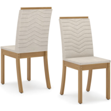 CHAISE BOIS ISA S11-502 BEIGE 41,5 x 95,5 x 55 CM