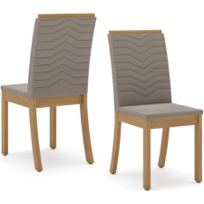 CHAISE BOIS ISA S11-501 CARAMEL 41,5 x 95,5 x 55 CM