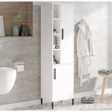 MEUBLE DE RANGEMENT V12-W - 2 PORTES - 4 ETAGERES