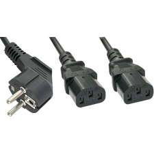 CABLE D'ALIMENTATION LINDY 2 METRES PLASTIQUE NOIR