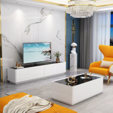 TABLE BASSE 92474 NOIR ET BLANC