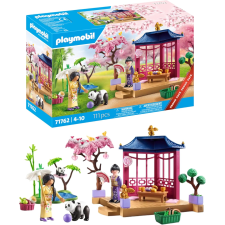 JARDIN ASIATIQUE AVEC FAMILLE DE PANDAS PLAYMOBIL 111 PIECES 4ANS+