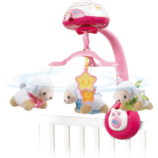 LUMI MOBILE COMPTE-MOUTONS VTECH ROSE 0-3ANS