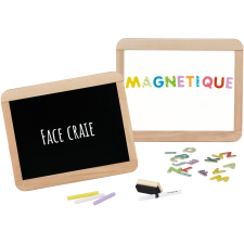 ARDOISE D ECOLIER JEUJURA EN BOIS 37X31CM 3ANS+