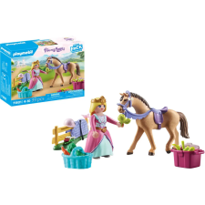 FIGURINE PLAYMOBIL PRINCESSE CAVALIERE AVEC CHEVAL 3ANS+
