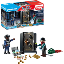 JEU DE CONSTRUCTION POLICIER AVEC CAMBRIOLEUR PLAYMOBIL 53 PIECES 4ANS+