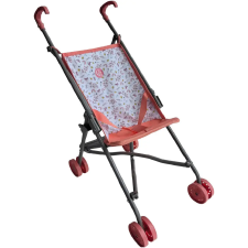 MA 1ERE POUSSETTE CANNE ROSE 4 ROUES 2ANS+