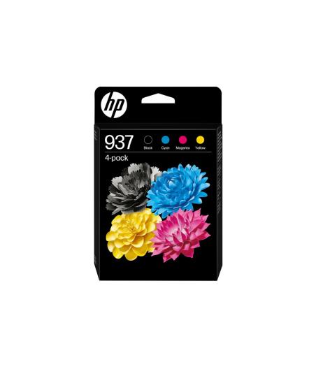 CARTOUCHE D'ENCRE HP 937 CMYK ORIGINAL INK CARTRIDGE 4-PAC