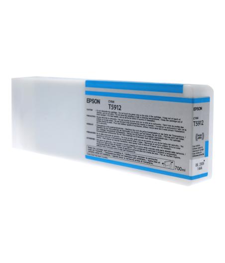 CARTOUCHE D'ENCRE EPSON T5912 (C13T591200) CYAN 700 ML