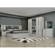 CHAMBRE A COUCHER UL-LR0006 6 PIECES BLANC
