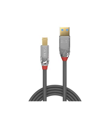 CABLE LINDY 0.5M USB 3.0 TYPE A/B CROMO