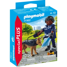 POLICIER AVEC CHIEN DE DETECTION PLAYMOBIL SPECIAL PLUS 4ANS+