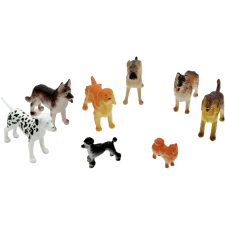 MINI FIGURINES CHIENS FERRY ASSSORTIS LOT DE 8