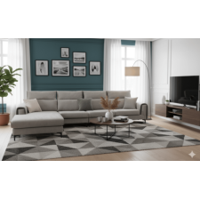 CANAPE D ANGLE 8648-3 4 DOSSIERS 355X190 GRIS