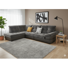 CANAPE D ANGLE 8815 330X180 GRIS