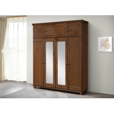 ARMOIRE BOIS MARVIN WARDROBE4D4D 8 PORTES 2 COFFRES 2 MIROIRS
