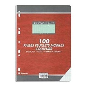 COPIES SIMPLES FORMAT 210*297 100 PAGES  80G COULEUR VERT SEYES CONQURRANT SEPT