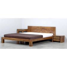 LIT TAHITI 180 EN BOIS D ACACIA 180X200CM