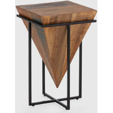 TABLE D APPOINT EN BOIS DE MANGUIER 16521 4 SUPPORTS
