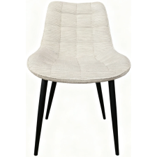 CHAISE DE TABLE MHC-408V REVETEMENT TISSU BLANC