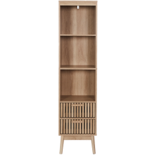 BIBLIOTHEQUE EN BOIS KLAUS- HD0224 3 ETAGERES 2 TIROIRS