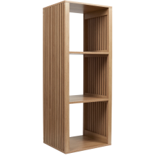 BIBLIOTHEQUE KLAUS EN BOIS HD0242 3 ESPACES DE RANGEMENT