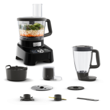 ROBOT MULTIFONCTION MOULINEX FP821811 DOUBLE FORCE 8 ACCESSOIRES 1000W NOIR