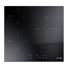 PLAQUE DE CUISSON VITROCERAMIQUE COOKS PC-D35201 3 FEUX VERRE TREMPE NOIR