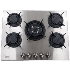 PLAQUE DE CUISSON A GAZ COOKS PG7051G-AC6BI5 5 FEUX INOX