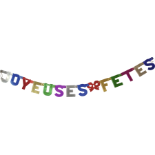 GUIRLANDE "JOYEUSES FETES" RUBIES 14ANS+