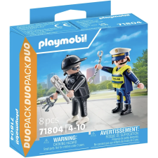 POLICIER ET BANDIT AVEC ACCESSOIRES PLAYMOBIL 71804 DES 3ANS