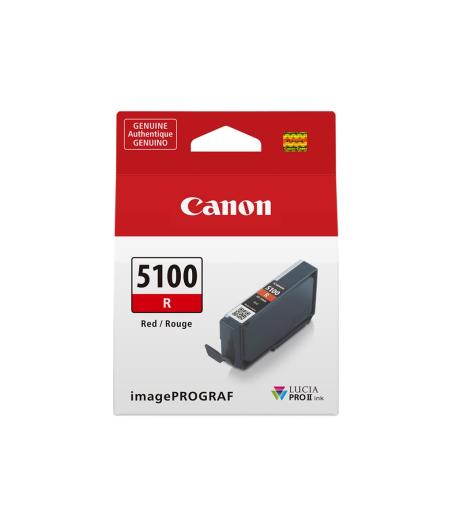 CARTOUCHE D'ENCRE CANON PFI-5100 SERIES RED INK TANK