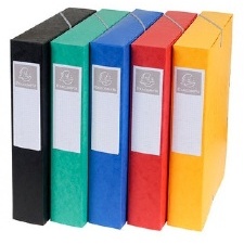 BOITE DE CLASSEMENT CARTOBOX FUTURE CARTEL- DOS 60 MM - ASSORTIMENTS: EXACOMPTA