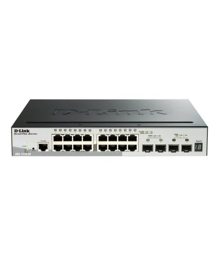 SWITCH POE D-LINK 20-PORT SMART STACK 2X 10G