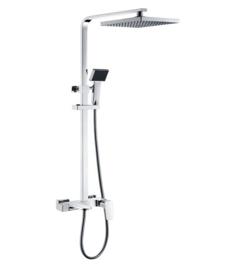 COLONNE DE DOUCHE CHROME KAVAR-CARRE