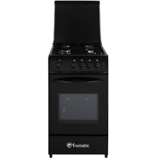 GAZINIERE FROMATIC FC554G5BK.I 4 FEUX GAZ ET FOUR GAZ NOIRE