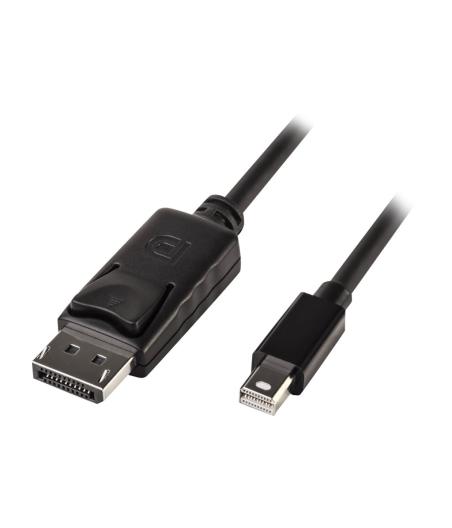 LINDY MINI DP ZU DP CABLE BLACK 2M