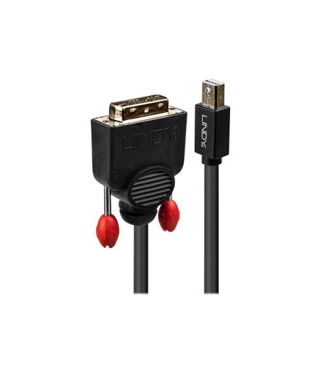 LINDY MINI DP TO DVI-D CABLE BLACK 3M