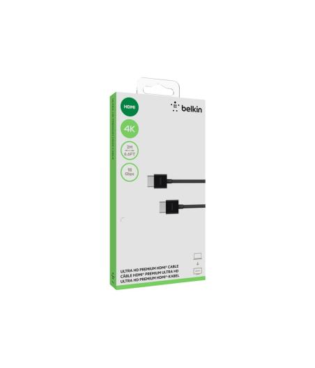 BELKIN CA¢BLE HDMI 2.0 ULTRA HD 2M