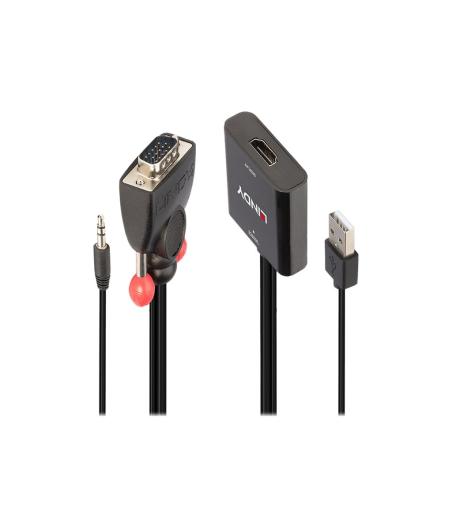 ADAPTATEUR VIDEO LINDY 38284 VGA & AUDIO VERS HDMI