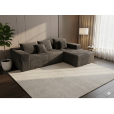 CANAPE D ANGLE COMPRESSE SOUS VIDE  4 PLACES 2740x175x630 GRIS