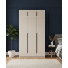 ARMOIRE 3 PORTES A801-3 1200X2400X600 BEIGE