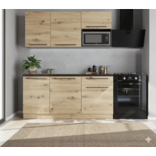 CUISINE COMPLETE WILLY 1.70M 7 RANGEMENTS BOIS CLAIR