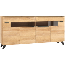 BUFFET VALDI VK200 4 PORTES 200X92X42CM BOIS CLAIR