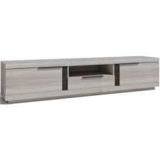 MEUBLE TV LISA 2 PORTES 1 TIROIR 196X53X42CM GRIS CLAIR