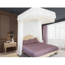 MOUSTIQUAIRE A TIRER LUXE 160X180 BLANCHE