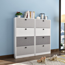 MEUBLE CHAUSSURES 3465-4 -8 TIROIRS RELEVABLES 65X24XCM MULTICOLORE